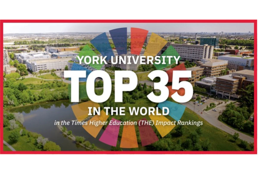 York University Top 35 in the World.