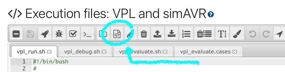 Click on the plus sign at the left to reveal the "new file" icon. Click on the new file icon and insert the two GDB files in the editor. Then save.