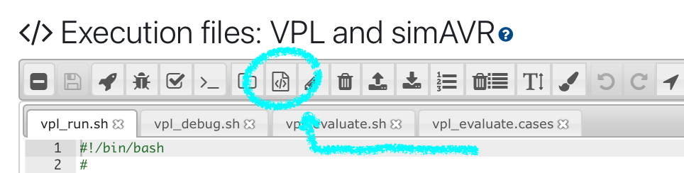 Click on the plus sign at the left to reveal the "new file" icon.  Click on the new file icon and insert the two GDB files in the editor.  Then save.