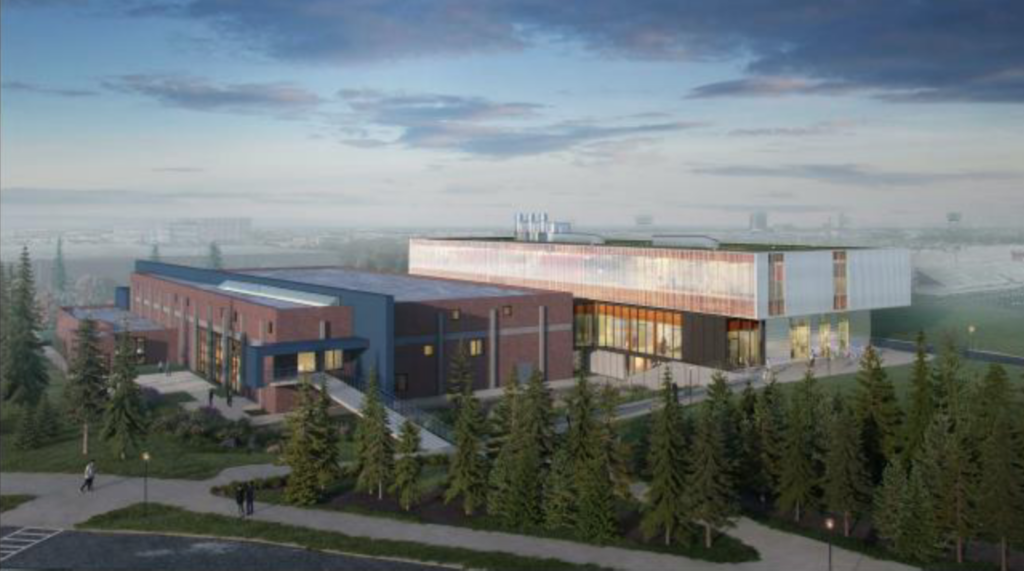 Rendering of Sherman Health Science Centre expansion
