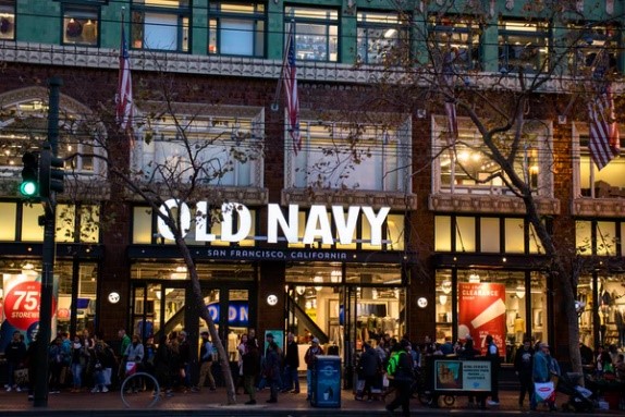 old navy storefront