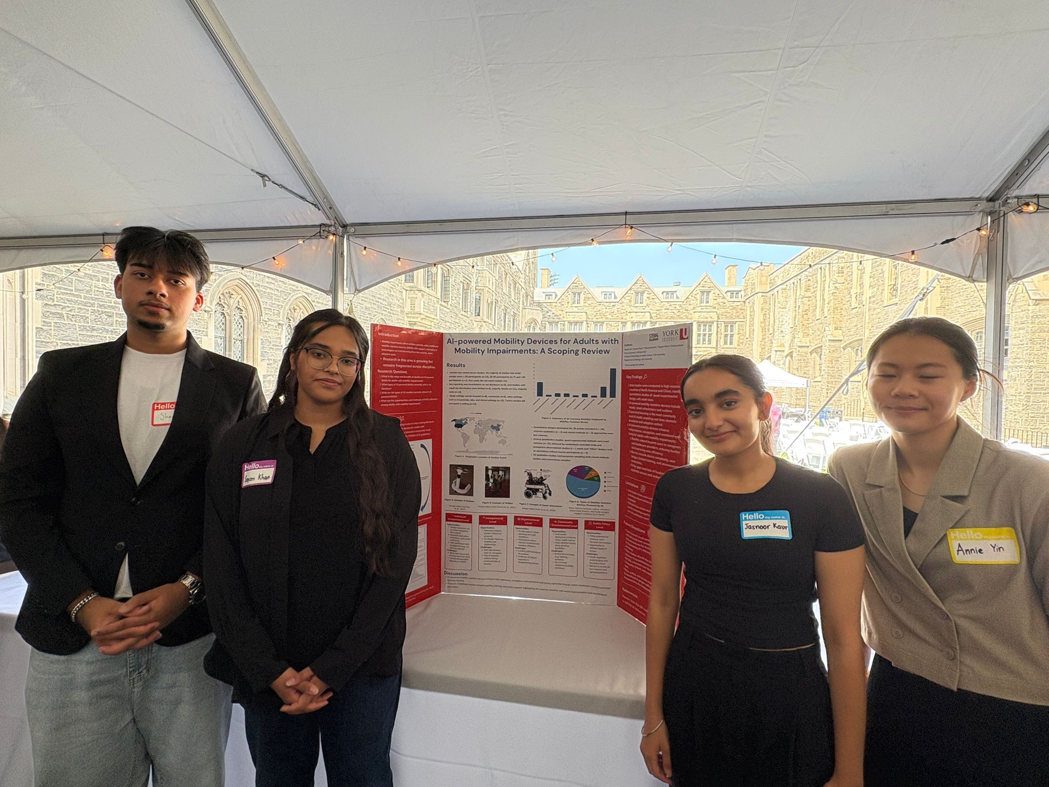 STEM attendees viewing posters