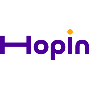 Hopin Logo Purple color