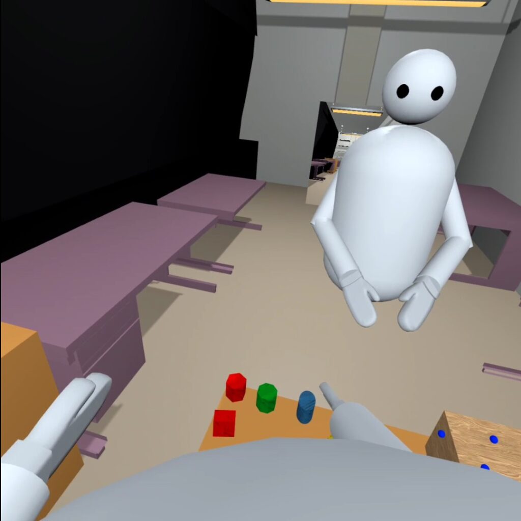 Shared mixed realities experiment photo.