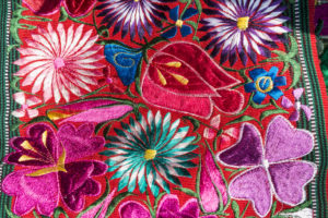 Flower textile. 