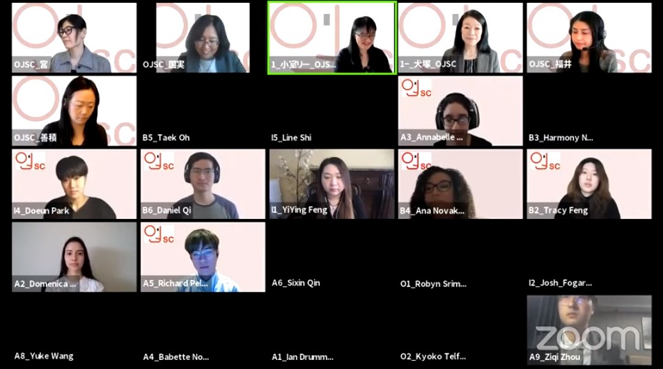 Seven York students participated in the 39th Ontario Japanese Speech Contest (OJSC), held online on March 7.