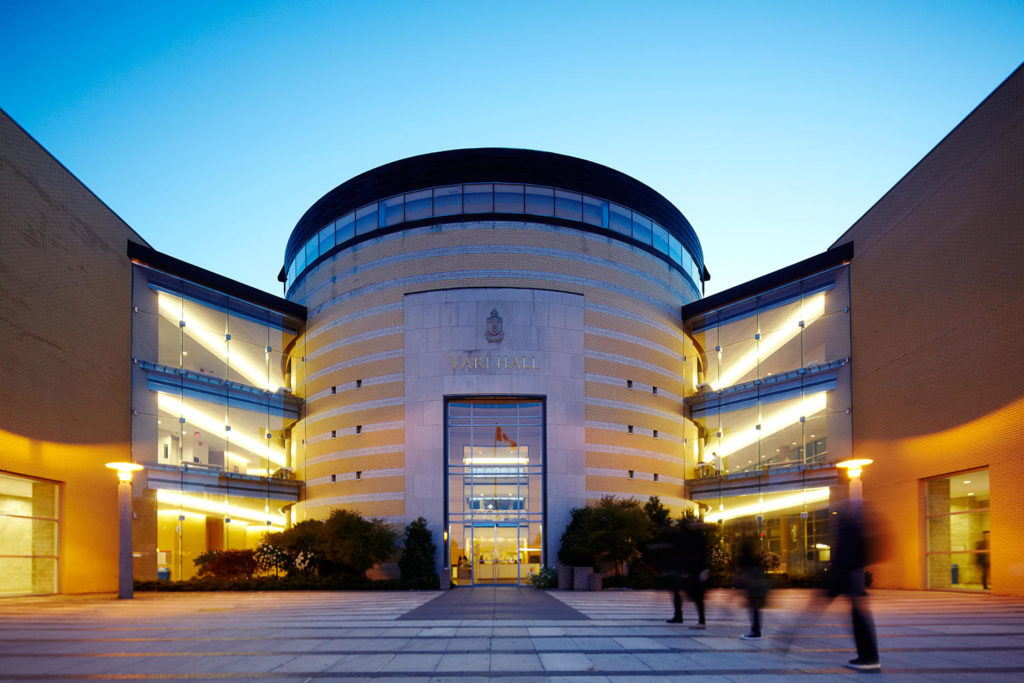 An image of Vari Hall, York University.