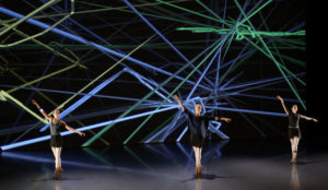 Performers on a stage.