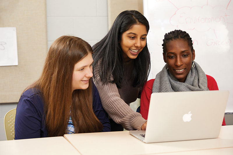 A group of research students.