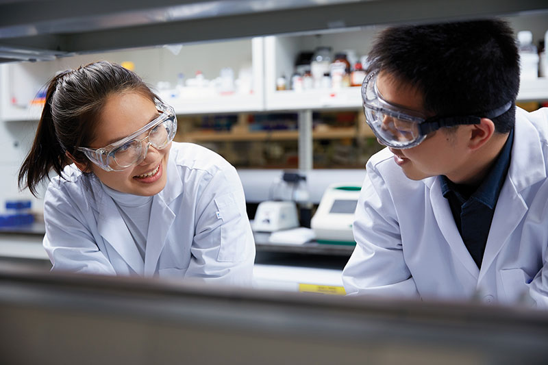 Research students.