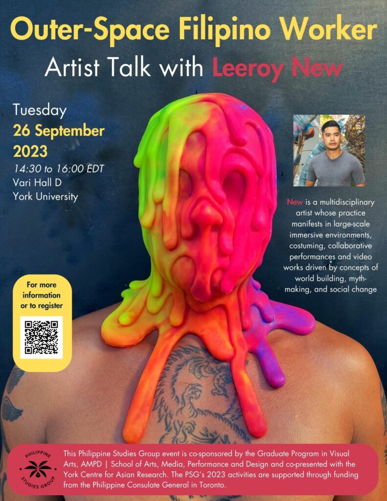 Leery New: Artist Talk Poster