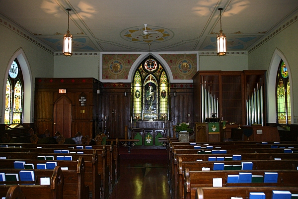 Interior View of Church