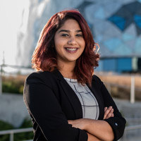 Professional shot of student Auyonika Choudhury