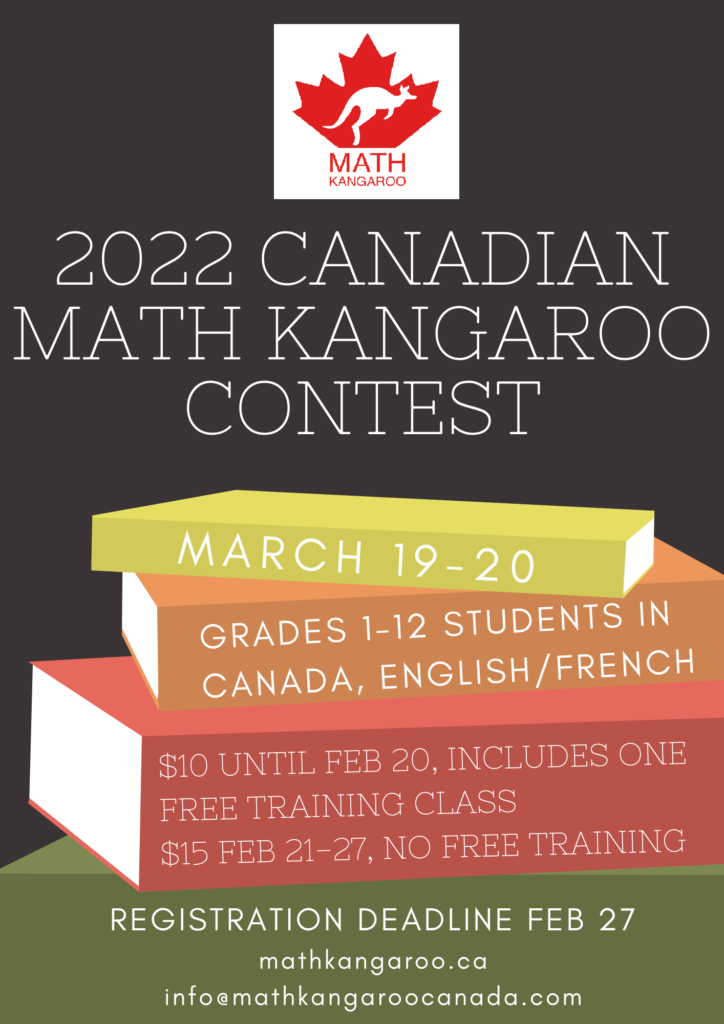 Math Kangaroo Contest Department of Mathematics and Statistics