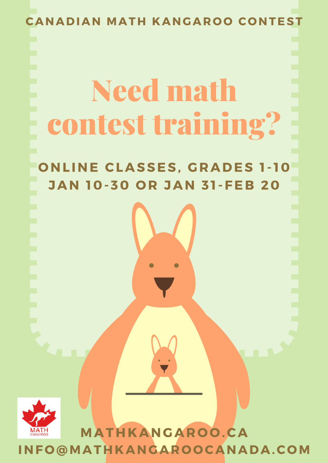 Math Kangaroo Contest Department of Mathematics and Statistics