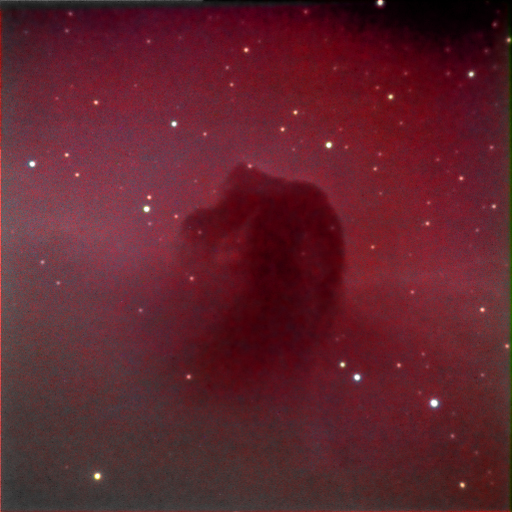 The Horsehead Nebula in the Orion constellation