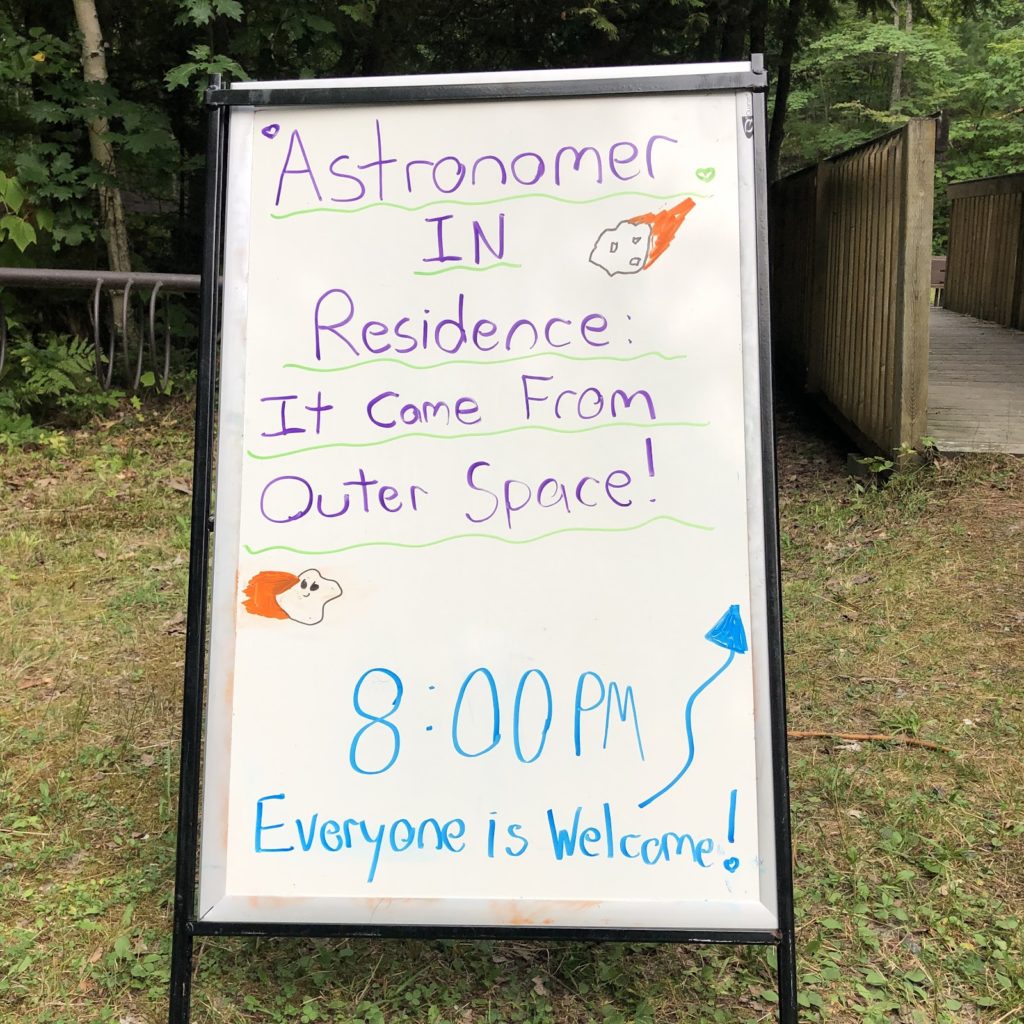 Astronomy in Residence: In came from outer space! 8:00PM Everyone is Welcome!
