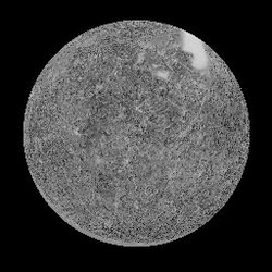 The planet Mercury