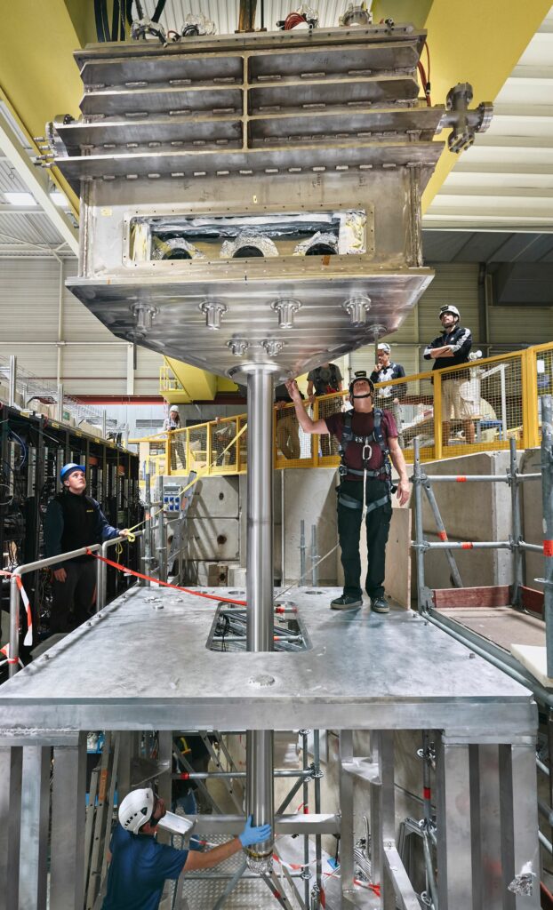 Applied physicist Pierre Grandemange coordinates the construction of the ALPHA-g apparatus at CERN in Switzerland.