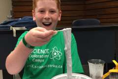 Student attending the Science Engagement Programs