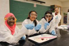 Students attending the Science Engagement Programs