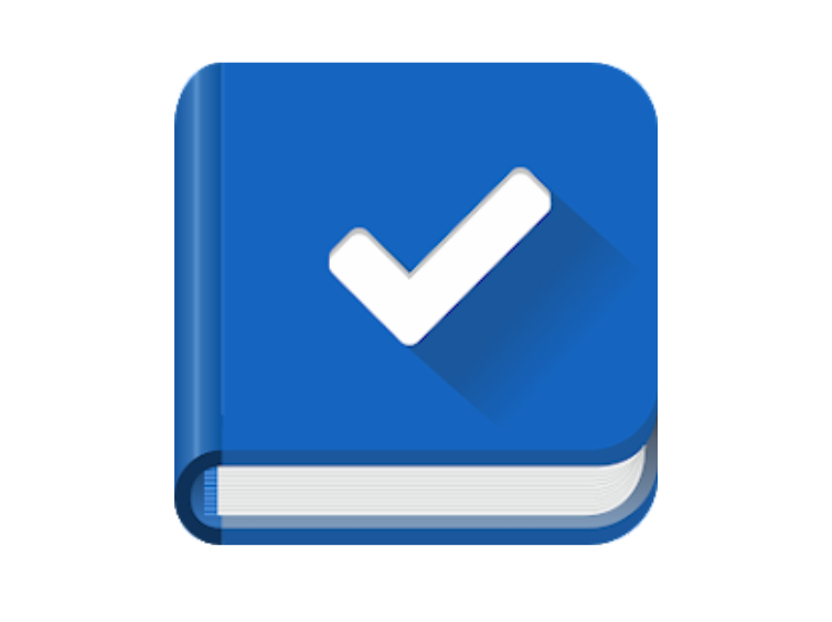 An image of a book with a checkmark on it which is the icon of My Daily Planner. 