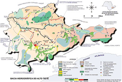 Upper Tietê Watershed and its sub-committees