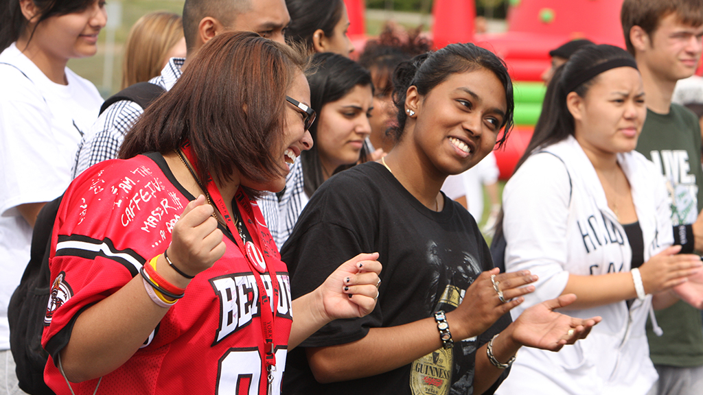 Students at Orientation