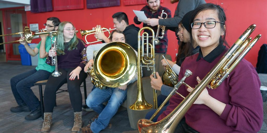 A group of Music students.