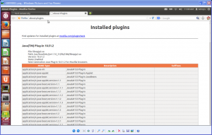 Screenshot of Verify Plugins Window