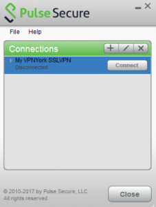 Screenshot of VPN SSLVPN 