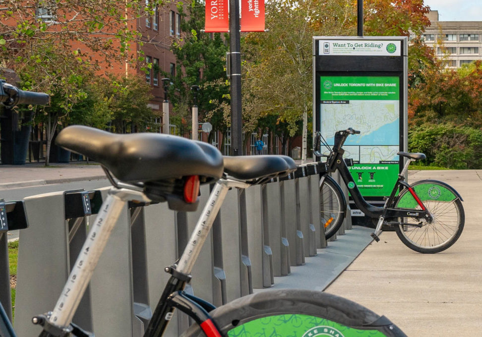 Cross the campus with bike share