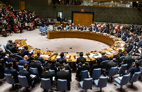 Taking centre stage at a UN Security Council debate