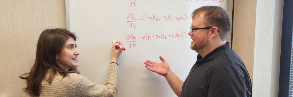 Sarah Machado-Marques and Iain Moyles