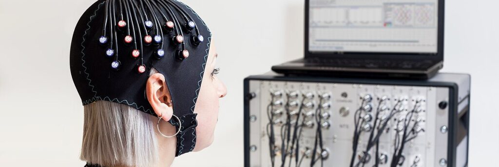 fNIRS setup (image: Wikimedia Commons)