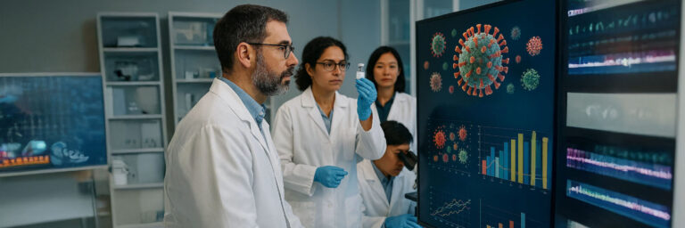 Flu vaccine research health science