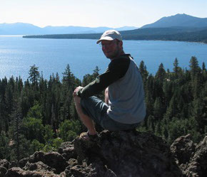 Dr. Gary Turner near mountains.